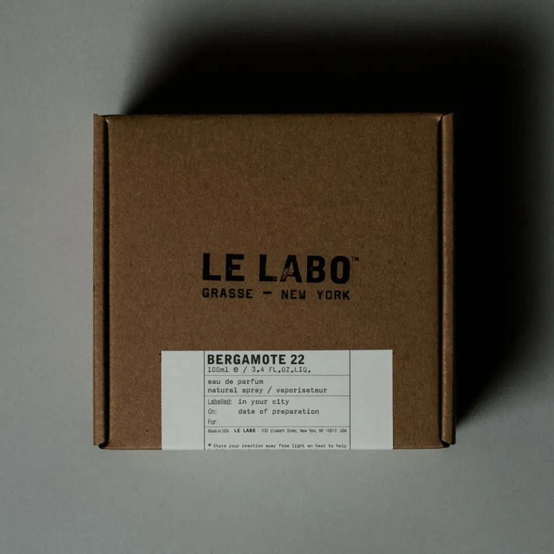 Le Labo BERGAMOTE 22