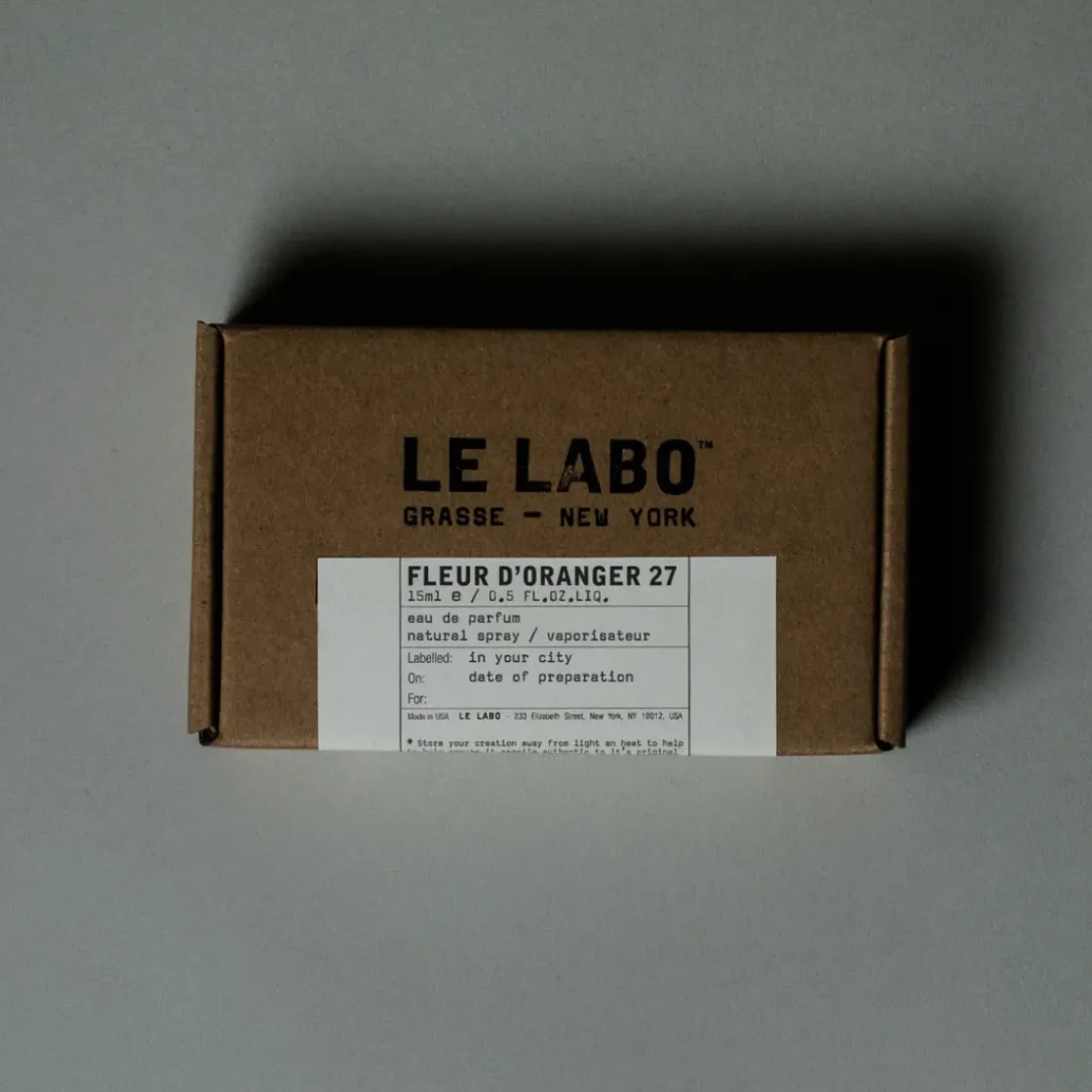 Le Labo FLEUR D'ORANGER 27